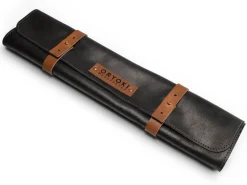 ORYOKI Messer-Zubehör*Messer-Tasche M, Leder schwarz