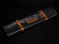 ORYOKI Messer-Zubehör*Messer-Tasche M, Leder schwarz