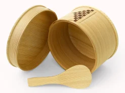ORYOKI Sushi-Zubehör*Ohitsu, japanischer Reisbehälter, 2 Größen