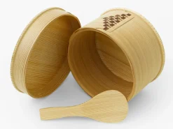 ORYOKI Sushi-Zubehör*Ohitsu, japanischer Reisbehälter, 2 Größen
