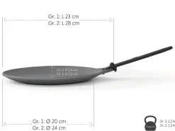 ORYOKI Gusseisenpfannen*Omelettpfanne OIGEN, 2 Grössen