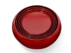 ORYOKI Holzschalen|Oryoki*Schalenset rot, 6-teilig
