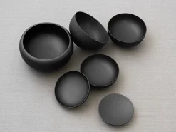 ORYOKI Holzschalen|Oryoki*Schalenset schwarz