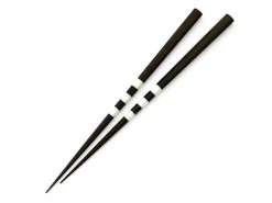ORYOKI Essstäbchen*Premium Essstäbchen Motte-iku, teilbar, Ebenholz