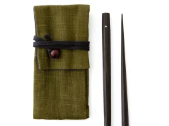 ORYOKI Essstäbchen*Premium Essstäbchen Tokusen ebony, teilbar