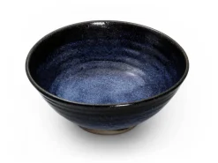 ORYOKI Ramen-Schüsseln Und Schalen|Japanisches Porzellan*Ramen Bowl Donburi Blue, Ø 18,6 cm