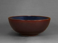 ORYOKI Ramen-Schüsseln Und Schalen|Japanisches Porzellan*Ramen Bowl Pirka, 19,5 cm, amber
