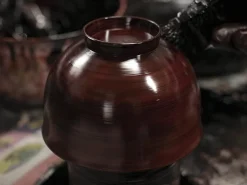 ORYOKI Holzschalen|Lacquerware*Reisschale Turari Wan L, braun
