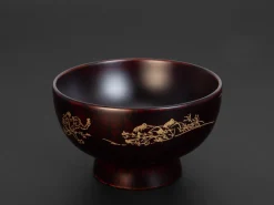 ORYOKI Holzschalen|Lacquerware*Reisschale Urushi Manga, 300 ml