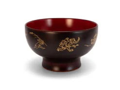 ORYOKI Holzschalen|Lacquerware*Reisschale Urushi Manga duo, 300 ml