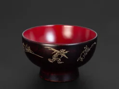 ORYOKI Holzschalen|Lacquerware*Reisschale Urushi Manga duo, 300 ml