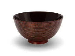 ORYOKI Holzschalen|Lacquerware*Reisschale Urushi Tamenuri, 360 ml