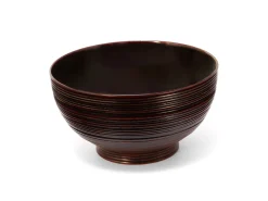 ORYOKI Lacquerware|Holzschalen*Reisschale Urushi Temekijiro, 320 ml