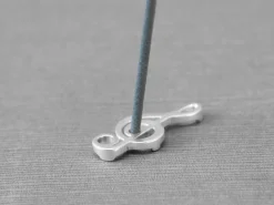 ORYOKI Räucherstäbchenhalter*Räucherstäbchenhalter Silver, G-Schlüssel