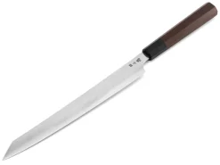 ORYOKI Sashimi Messer*Sakai Takayuki Silver3 Kengata Yanagiba 270, Ebony