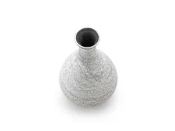 ORYOKI Sake|Japanisches Porzellan*Sake Set Silber, 1 Karaffe, 4 Becher