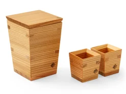 ORYOKI Sake*Sake Set Tokuri, Holz