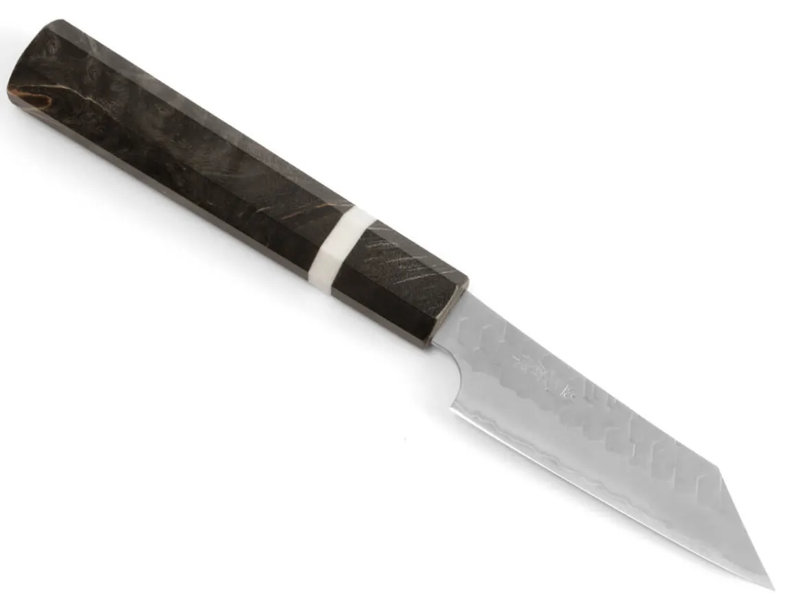 ORYOKI Petty Messer*Schälmesser SPG2 Migaki Tsuchime Kiritsuke Paring 95, Birke