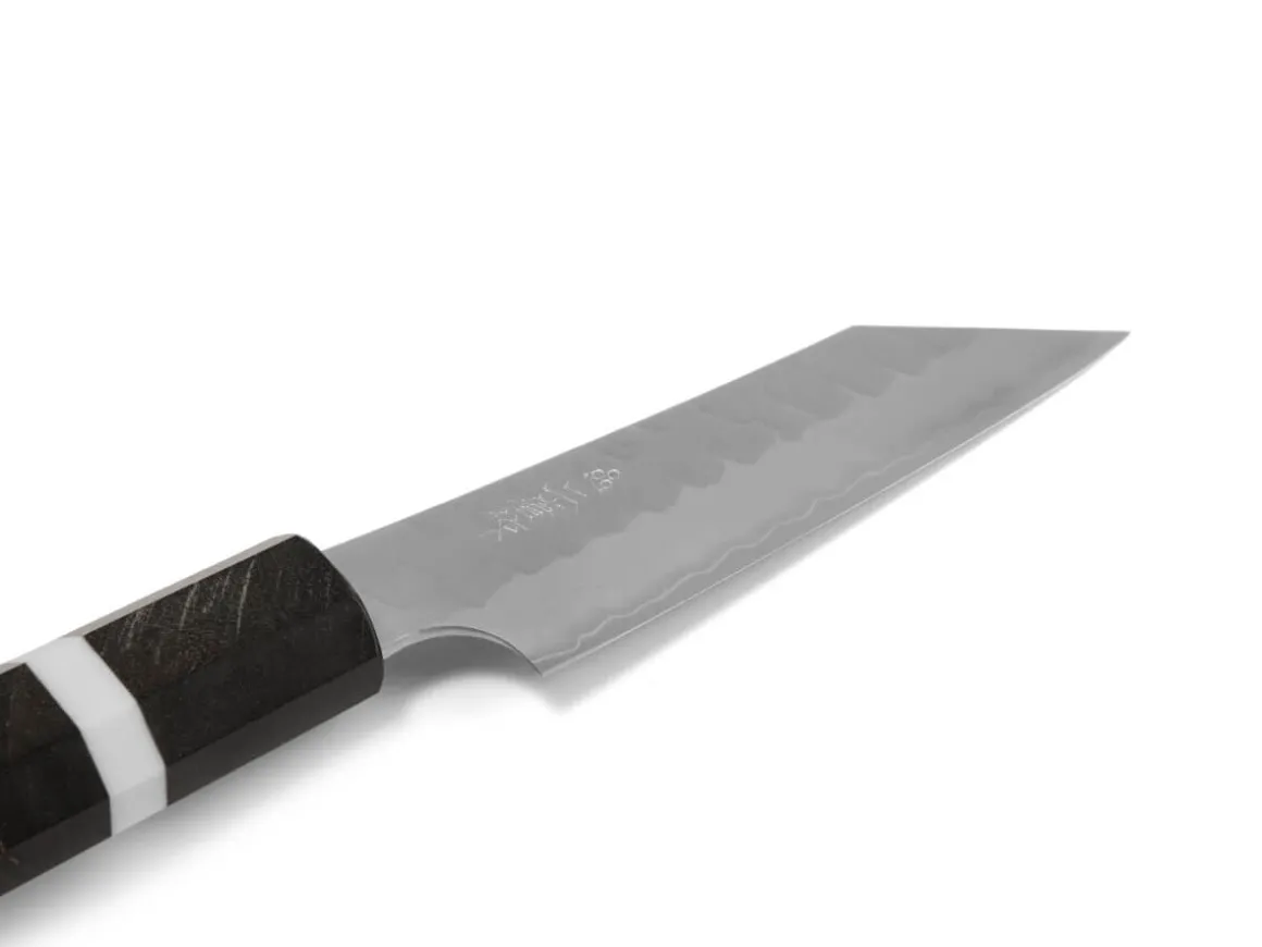 ORYOKI Petty Messer*Schälmesser SPG2 Migaki Tsuchime Kiritsuke Paring 95, Birke