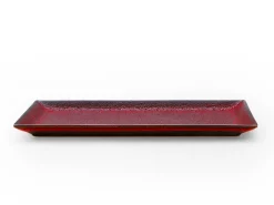 ORYOKI Sushi Teller|Japanisches Porzellan*Servierplatte Shuin, rot, 2 Größen