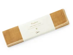 ORYOKI Zubehör*Serviette Bio Napkins, Brown, 50cm x 50cm
