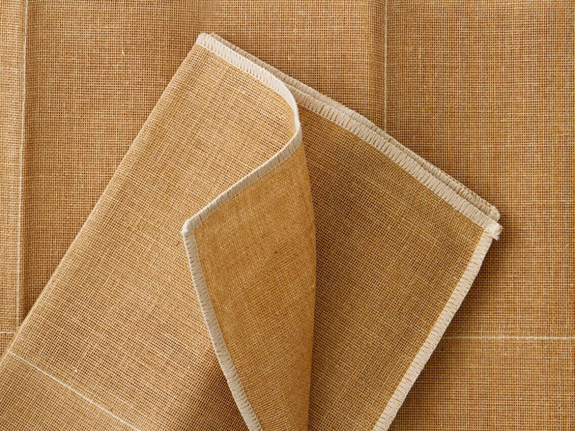 ORYOKI Zubehör*Serviette Bio Napkins, Brown, 50cm x 50cm