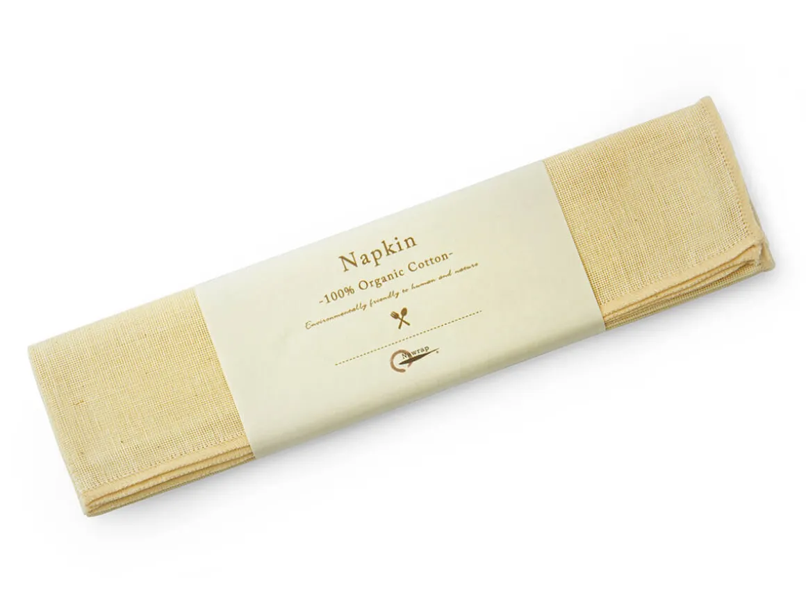 ORYOKI Zubehör*Serviette Bio Napkins, Ivory, 50cm x 50cm