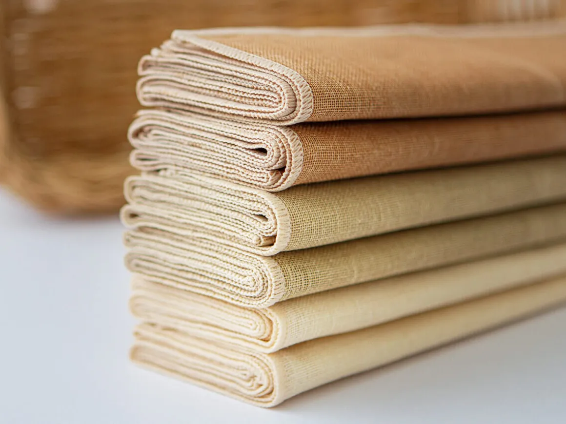 ORYOKI Zubehör*Serviette Bio Napkins, Ivory, 50cm x 50cm