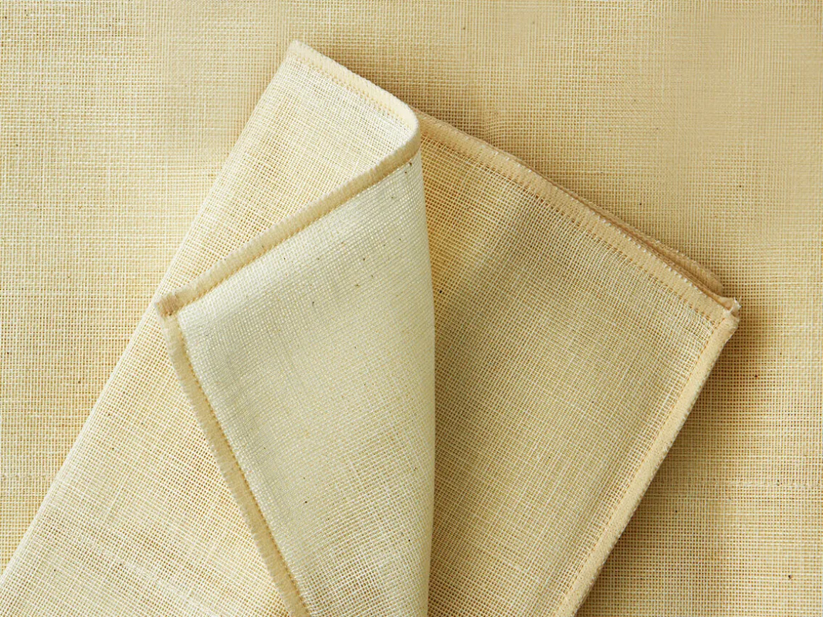 ORYOKI Zubehör*Serviette Bio Napkins, Ivory, 50cm x 50cm