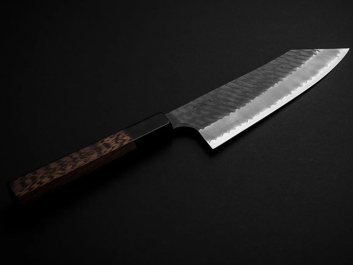 ORYOKI Bunka Messer*SPG2 Kuroshiage Tsuchime Bunka 180mm, Wenge Handle