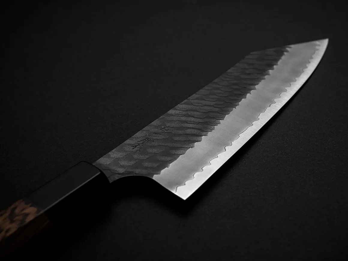 ORYOKI Bunka Messer*SPG2 Kuroshiage Tsuchime Bunka 180mm, Wenge Handle
