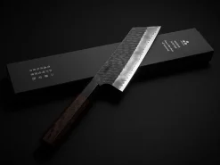ORYOKI Nakiri Messer*SPG2 Kuroshiage Tsuchime Nakiri 180mm, Wenge Handle