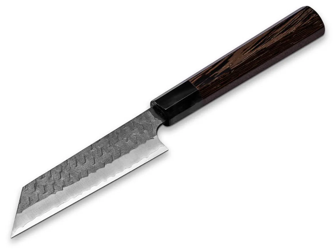 ORYOKI Petty Messer*SPG2 Kuroshiage Tsuchime Paring 120mm, Wenge Handle