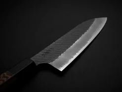 ORYOKI Santokumesser*SPG2 Kuroshiage Tsuchime Santoku 180mm, Wenge Handle