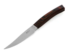 ORYOKI Damastmesser*Steak Messer Nami mahagoni, wilder Damast, 70 Lagen
