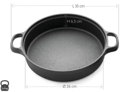 ORYOKI Gusseisentöpfe|Gusseisenpfannen*Sukiyaki Gusseisen Topf Dango, OIGEN, Ø 26 cm