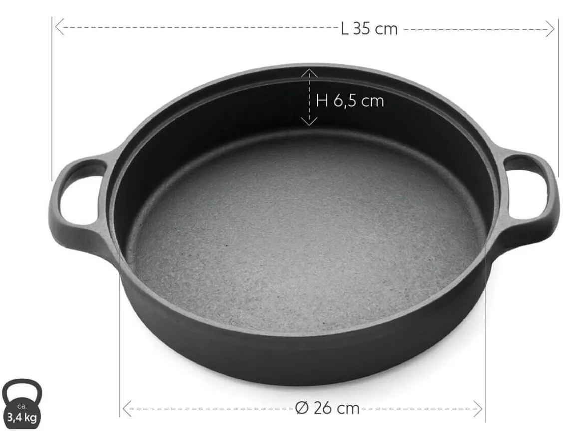 ORYOKI Gusseisentöpfe|Gusseisenpfannen*Sukiyaki Gusseisen Topf Dango, OIGEN, Ø 26 cm