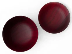 ORYOKI Holzschalen|Lacquerware*Suppenschale mit Deckel Hashi han, Urushi rot