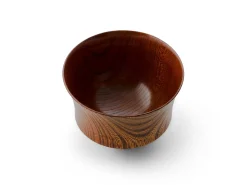 ORYOKI Holzschalen|Lacquerware*Suppenschale, Reisschale Koma, Urushi braun