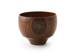 ORYOKI Lacquerware|Holzschalen*Suppenschale, Reisschale Mari, Urushi braun