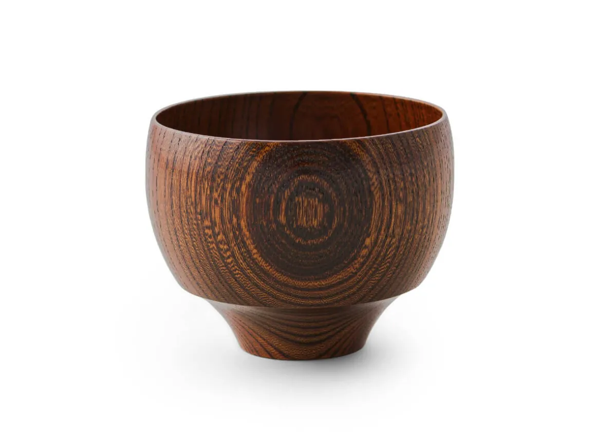 ORYOKI Lacquerware|Holzschalen*Suppenschale, Reisschale Mari, Urushi braun