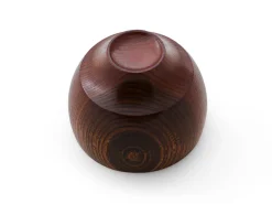 ORYOKI Lacquerware|Holzschalen*Suppenschale, Reisschale Mari, Urushi braun