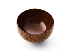 ORYOKI Holzschalen|Lacquerware*Suppenschale, Reisschale Sensai, Urushi braun