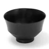 ORYOKI Holzschalen|Lacquerware*Suppenschale Urushi Keiryo, 240 ml, schwarz