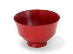 ORYOKI Holzschalen|Lacquerware*Suppenschale Urushi Keiryo, 240 ml, rot