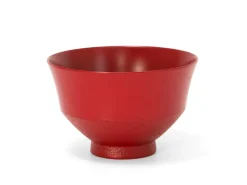 ORYOKI Holzschalen|Lacquerware*Suppenschale Urushi Keiryo, 240 ml, rot