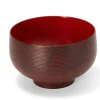ORYOKI Holzschalen|Lacquerware*Suppenschale Urushi Mizu duo red, 260 ml