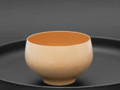 ORYOKI Holzschalen|Lacquerware*Suppenschüssel Kumi-wan S, 340 ml, natur