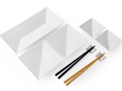 ORYOKI Sushi-Set|Japanisches Porzellan*Sushi Set Arita Houen, 2 Personen, Geschenkbox