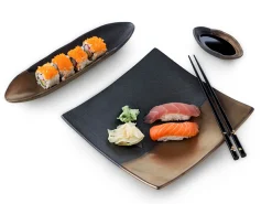 ORYOKI Sushi-Set*Sushi Set Sou, schwarz-gold